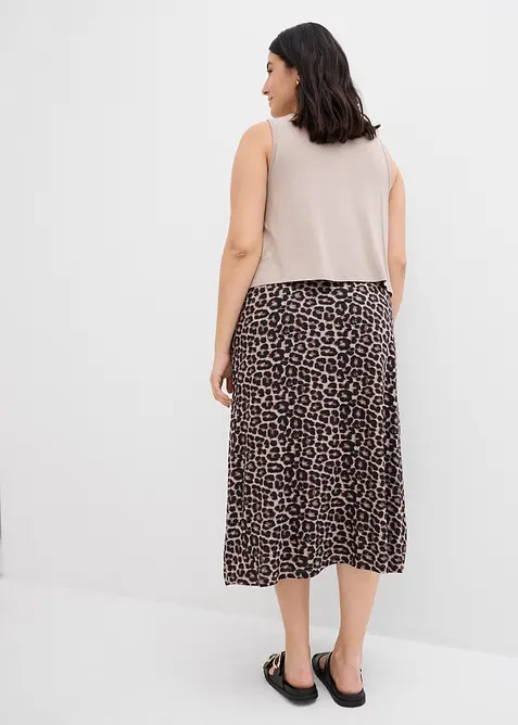 &Uacute;pletov&eacute; &scaron;aty ze spl&yacute;vav&eacute; směsi visk&oacute;zy s elastanem, bonprix