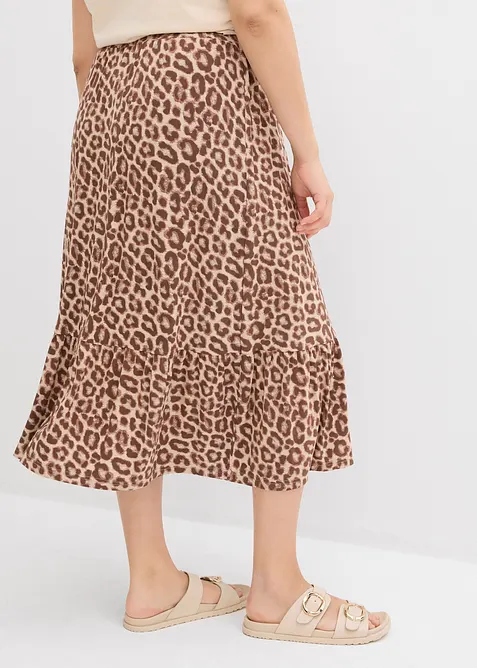 Žerzejová sukně z viskózové směsi, bonprix