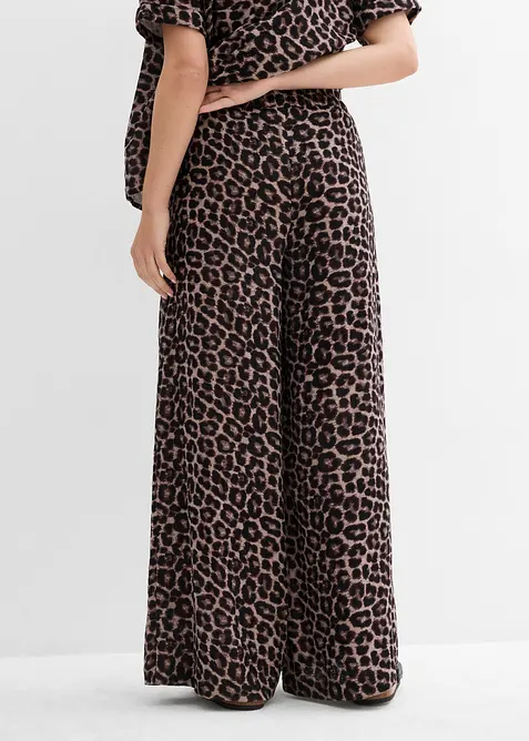 Kalhoty Palazzo z mu&scaron;el&iacute;nu, bonprix