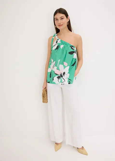 Halenkový top na jedno rameno, bonprix