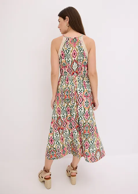 Midi šaty s krajkou, bonprix