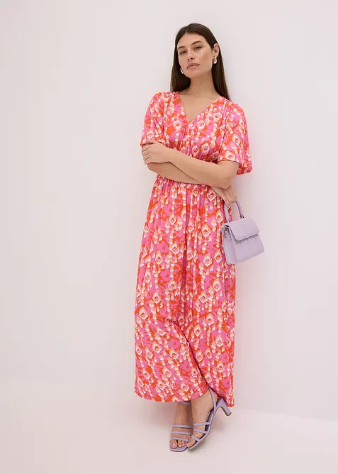 Dlouhé šaty s potiskem, bonprix