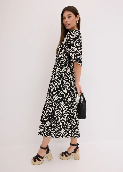 Žerzejové šaty s potiskem, bonprix