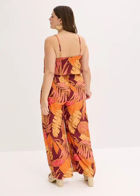 Overal ze spl&yacute;vav&eacute; visk&oacute;zy s potiskem, bonprix