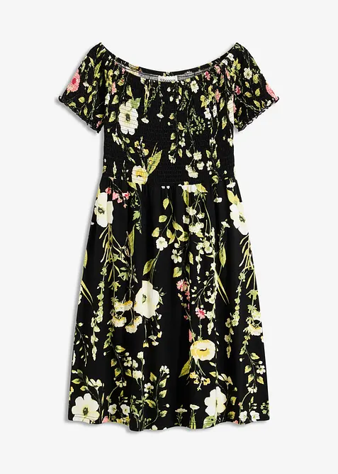 Carmen šaty z měkké viskózové směsi, bonprix