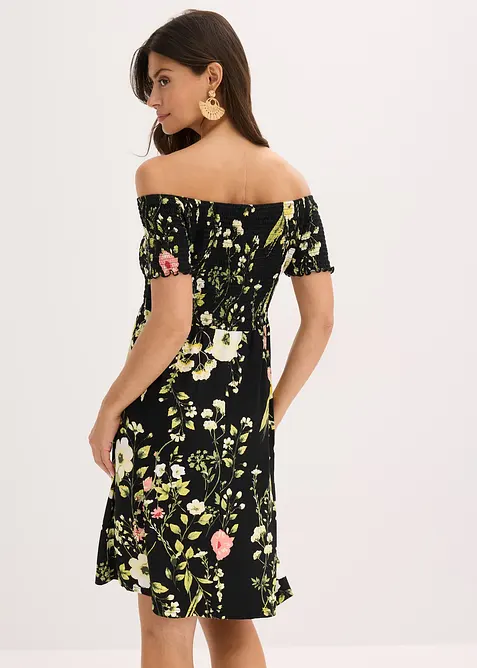 Carmen šaty z měkké viskózové směsi, bonprix