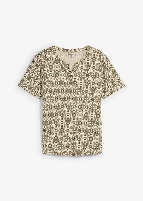 Henley triko z čisté bavlny, bonprix