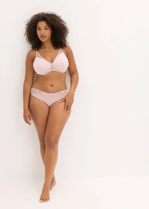 Podprsenka s kosticemi a s měkkou bavlnou (2 ks v balení), bonprix