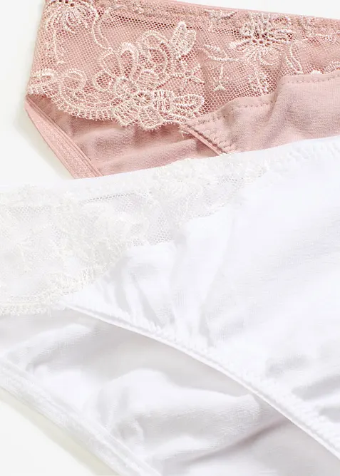 Kalhotky s krajkou (4 ks v balení), bonprix