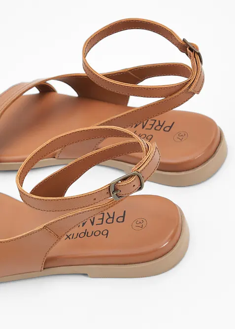Kožené sandály, bonprix
