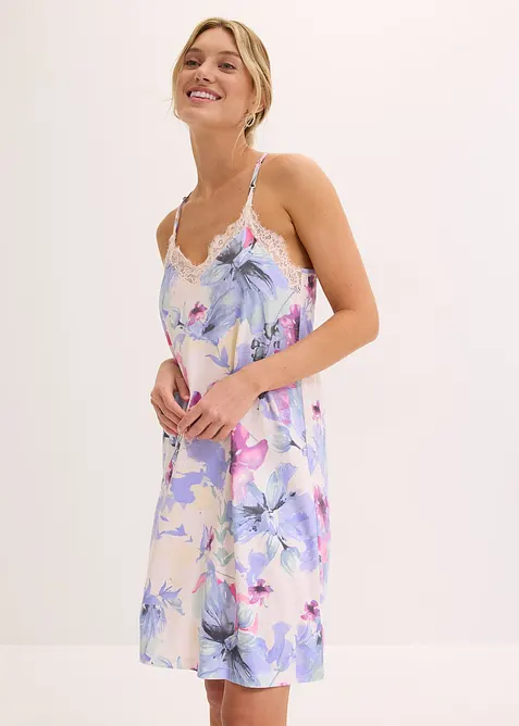 Krátká noční košile z měkké viskózové směsi, bonprix