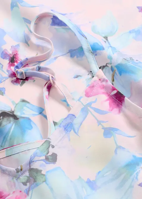 Dlouhá noční košile z lesklého saténu, bonprix