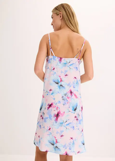 Dlouhá noční košile z lesklého saténu, bonprix