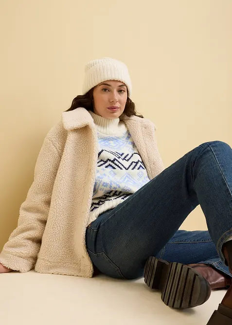 Strečové džíny Straight, Mid Waist, bonprix