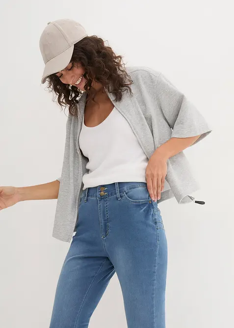 Super strečov&eacute; dž&iacute;ny Slim Fit, High Waist, bonprix