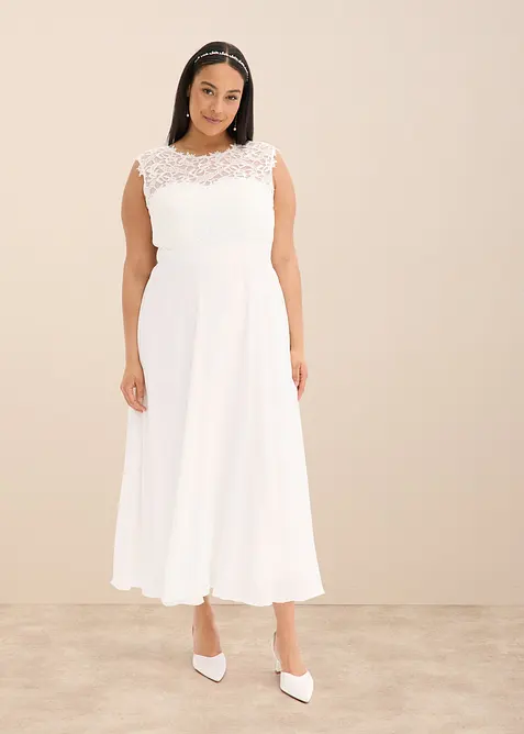 Dlouhé večerní šaty s krajkou, bonprix