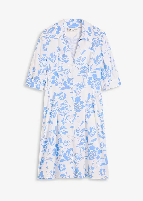 Halenkové šaty ze splývavé viskózy, bonprix