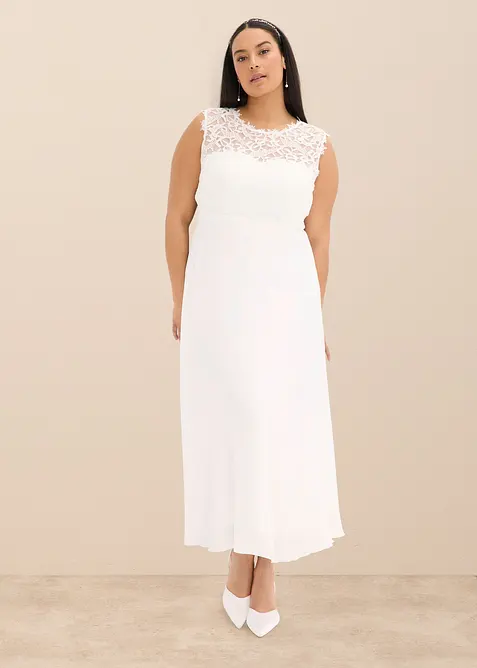 Dlouhé večerní šaty s krajkou, bonprix