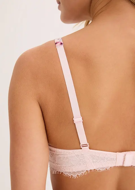 Vyztužen&aacute; podprsenka z leskl&eacute;ho materi&aacute;lu, bonprix