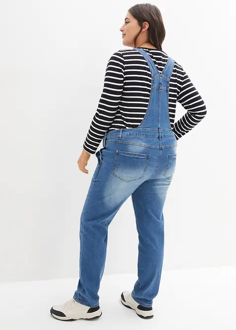 Těhotenské džíny s laclem Straight Leg, bonprix