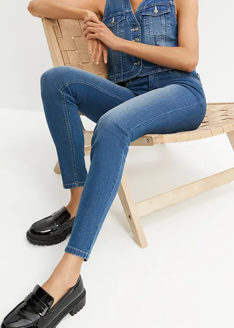 Strečov&eacute; Skinny dž&iacute;ny, Mid Waist, bonprix