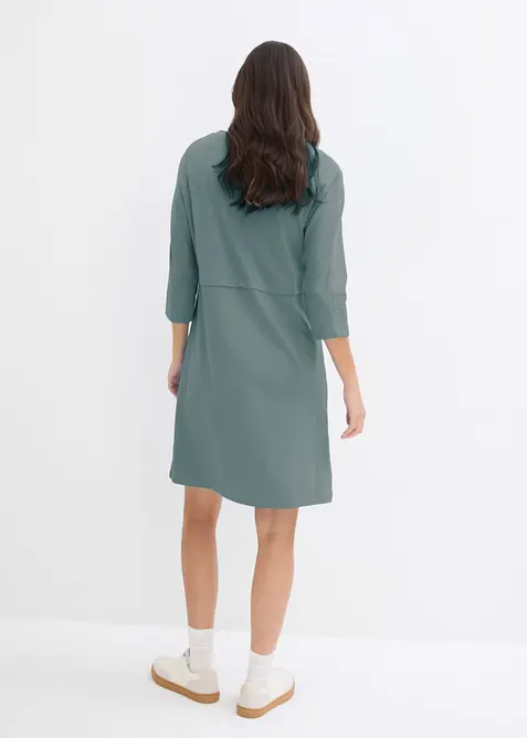 Úpletové šaty z organické bavlny, bonprix