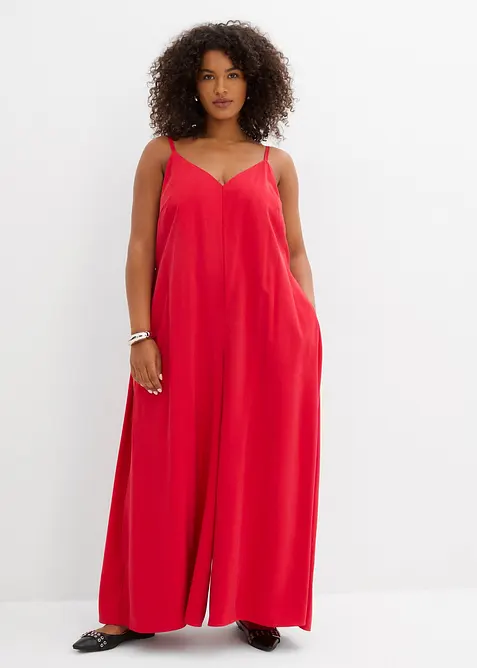 Overal s nastaviteln&yacute;mi ram&iacute;nky, z visk&oacute;zov&eacute; směsi, bonprix