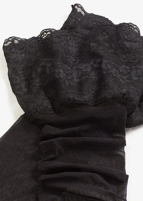 Podvazkové punčochy s krajkou 20 DEN, bonprix