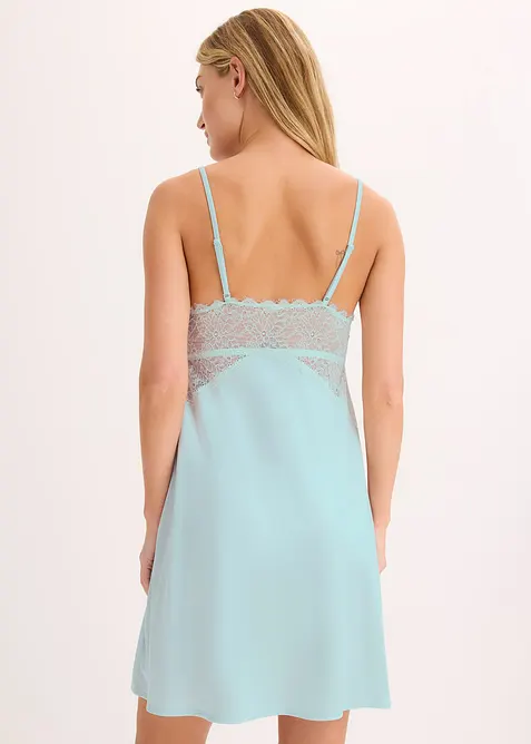 Negližé s lesklým materiálem, bonprix