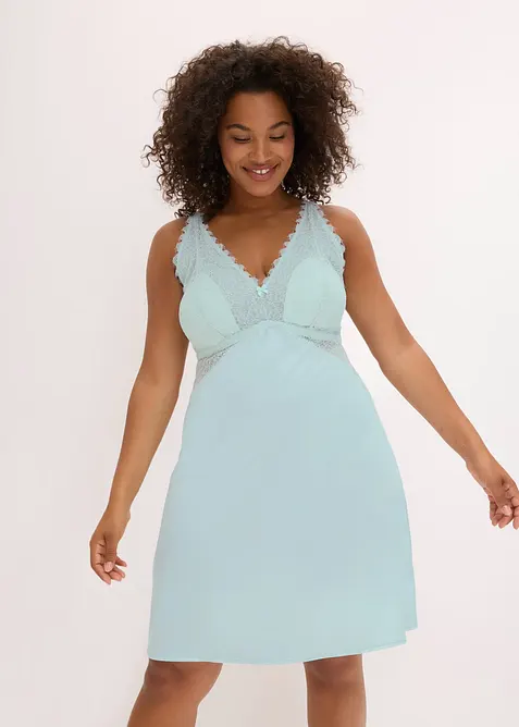 Negližé s lesklým materiálem, bonprix