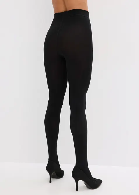 Termo punčochy z flísu, 140 DEN (2 ks), bonprix