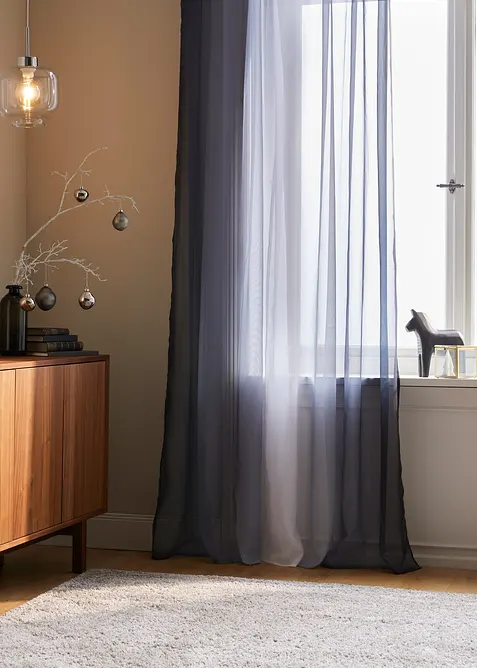 Z&aacute;clona s barevn&yacute;m přechodem (2 ks), s recyklovan&yacute;m polyesterem, bonprix