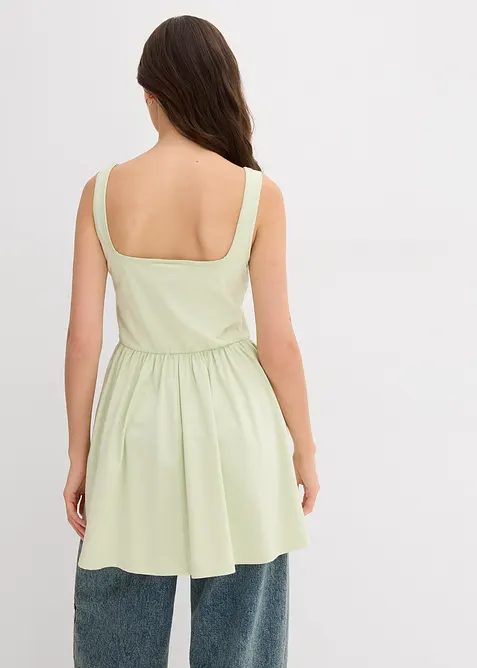 Dlouhý top z elastické bavlněné směsi, bonprix