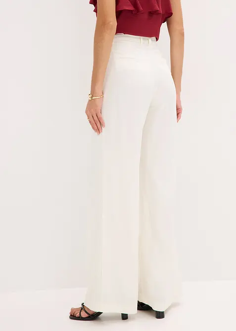 Kalhoty Marlene ze splývavé viskózy, bonprix