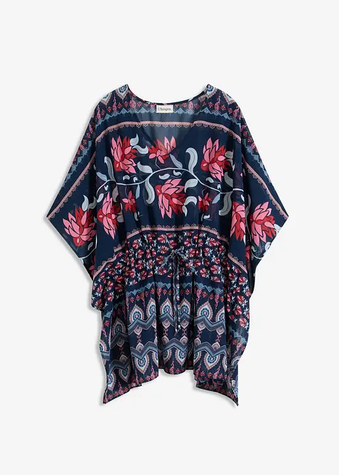 Plážová tunika z lehkého šifonu, bonprix