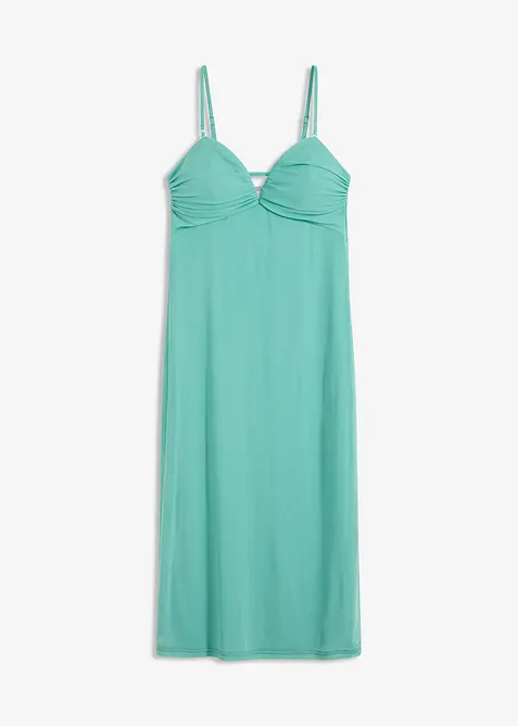 Maxi šaty s hlubokým výstřihem, bonprix