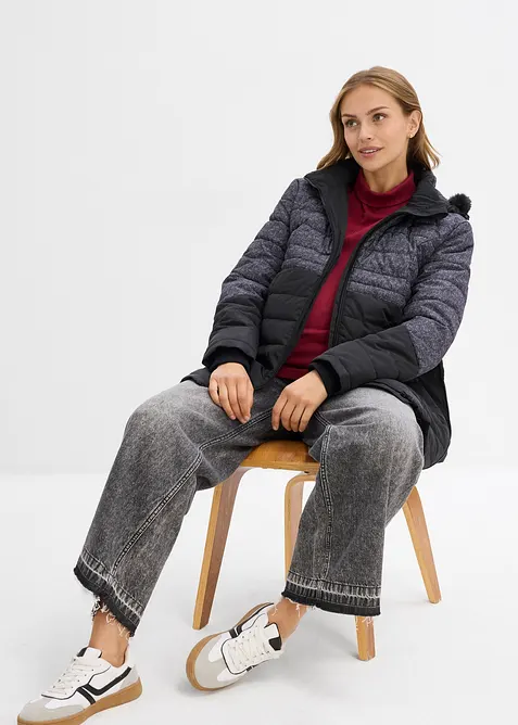 Vatovaná těhotenská/nosicí bunda 3 v 1, bonprix