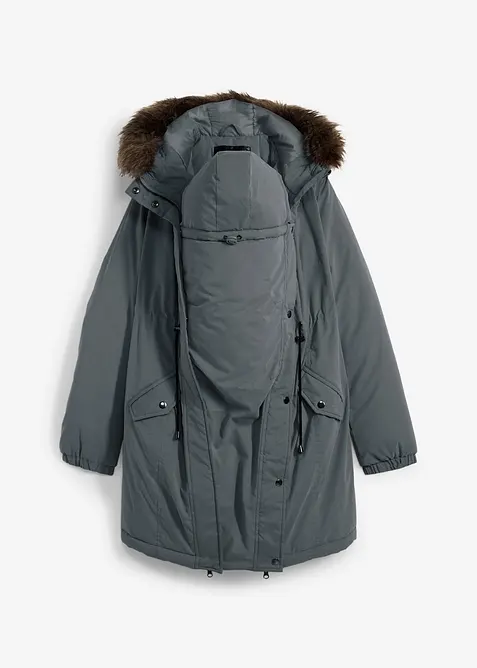 Těhotensk&aacute; parka 3 v 1, se vsadkou na miminko, bonprix