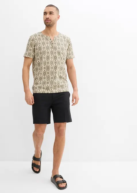 Henley triko z čisté bavlny, bonprix