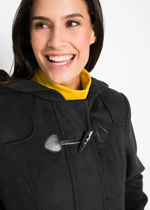 Dufflecoat s vlněn&yacute;m vzhledem, bonprix