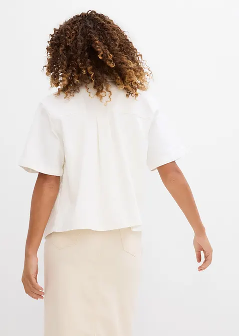 Džínová halenka, oversize, bonprix