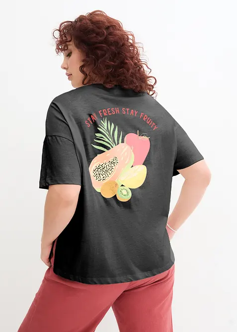 Oversize triko s potiskem, bonprix