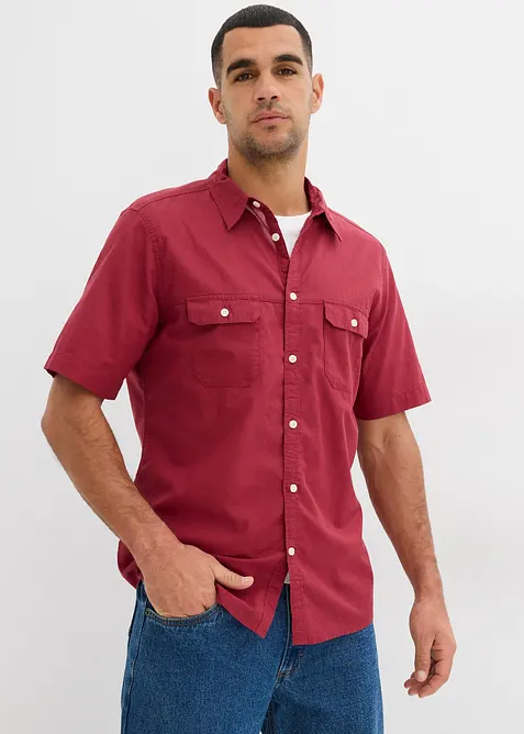 Košile s krátkým rukávem, z čisté bavlny, bonprix