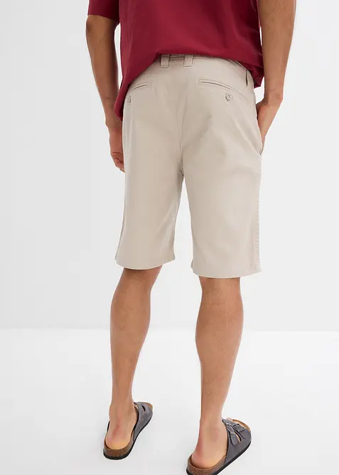 Chino bermudy z čisté bavlny, Regular Fit, bonprix