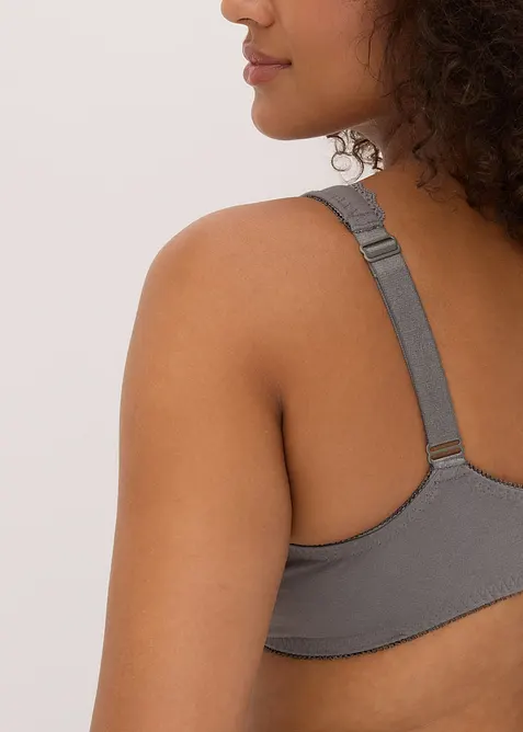 Podprsenka s kosticemi a s měkkou organickou bavlnou (3 ks v balení), bonprix