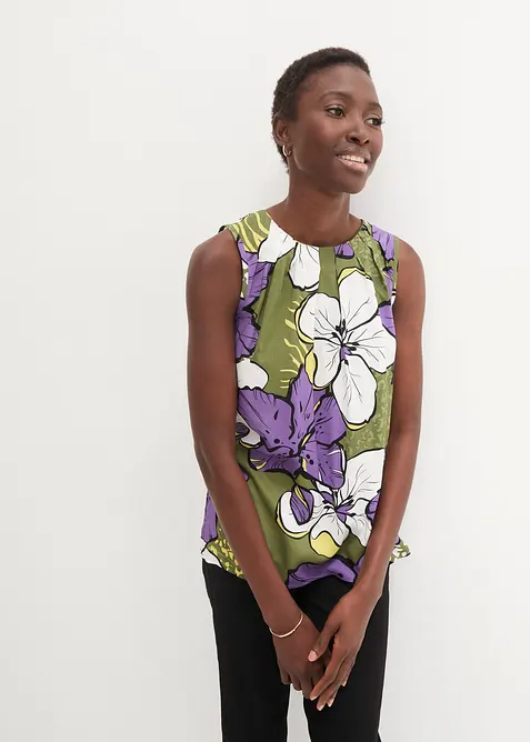 Halenkový top z viskózy, bonprix