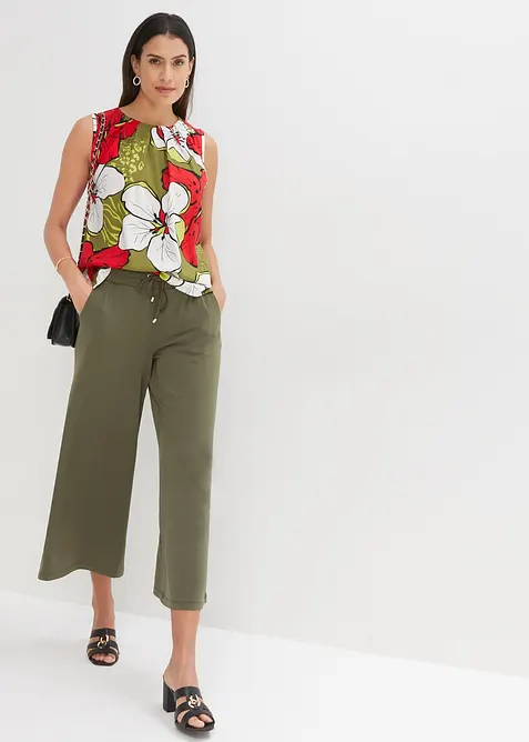 Halenkový top z viskózy, bonprix