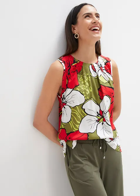 Halenkový top z viskózy, bonprix