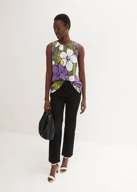 Halenkový top z viskózy, bonprix