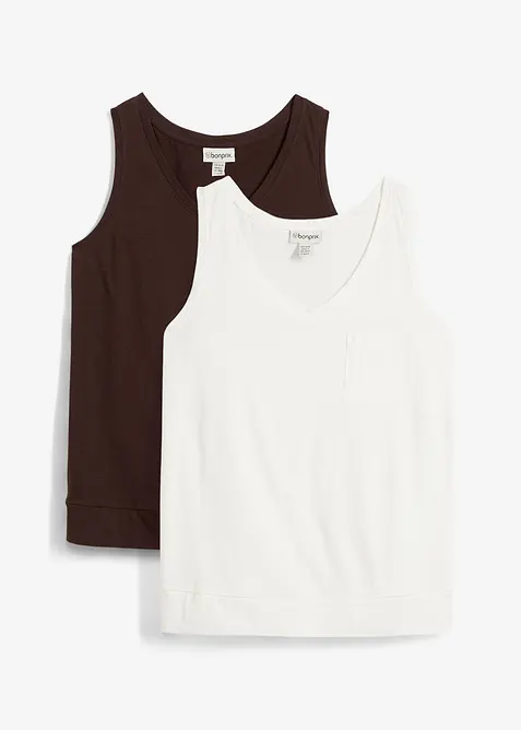 T&iacute;lko z čist&eacute; organick&eacute; bavlny (2 ks v balen&iacute;), bonprix